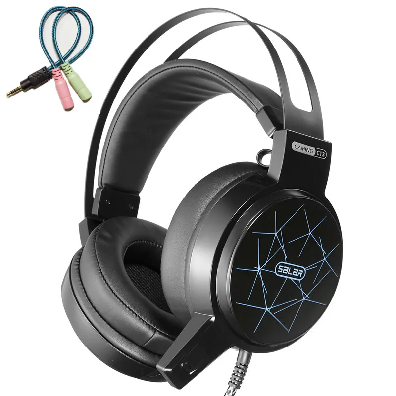 Salar C13 игровая гарнитура с глубокими басами игровые наушники лучшие шлем