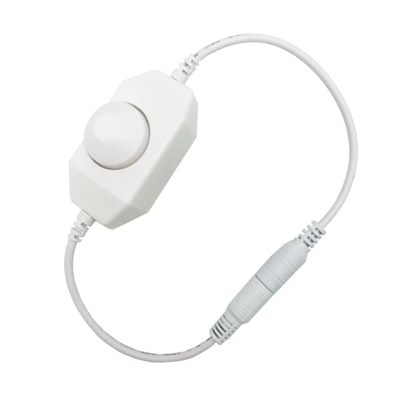 Светодиодный мини диммер светодиодный регулятор яркости 12В 24В 8А для одноцветной