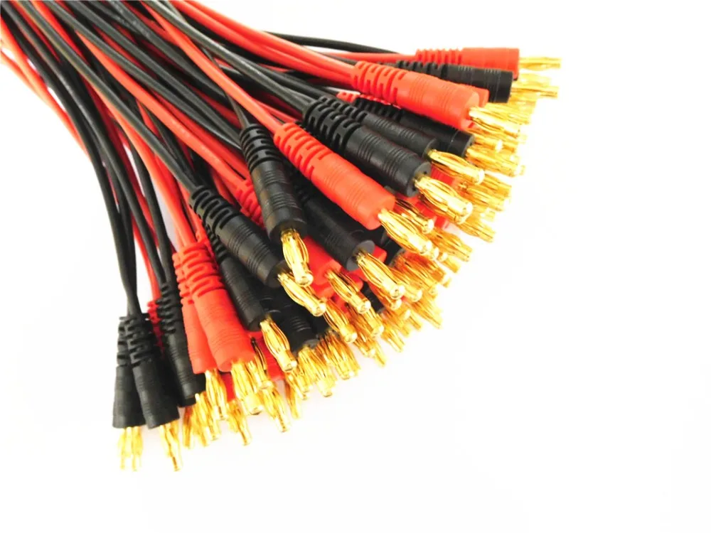 50 шт. EC2 свинцовый кабель для зарядного устройства Hubsan H501S 15 см 16AWG силиконовый