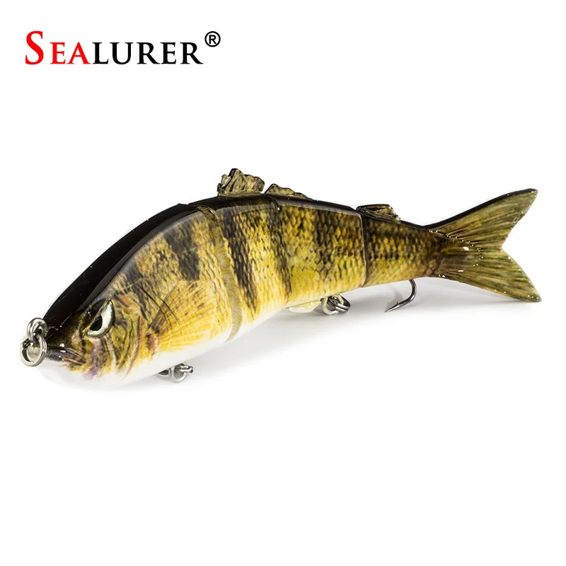 Sealurer 1 шт. Блесен swimbait Жесткий приманки медленно 5 Цвета Рыбалка воблер Иска