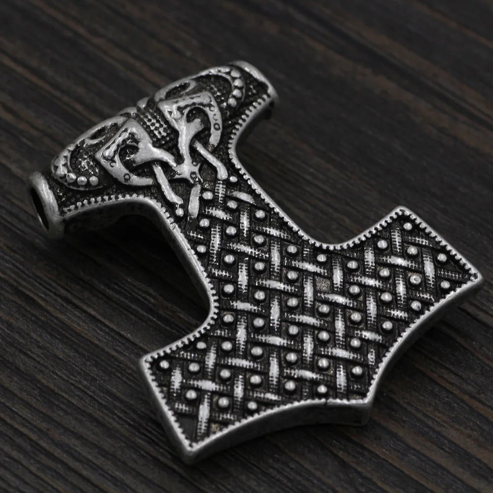 Викинг норвежский Odin Thors Mjolnir молоток Мужская Подвеска Ожерелье для мужчин|pendant
