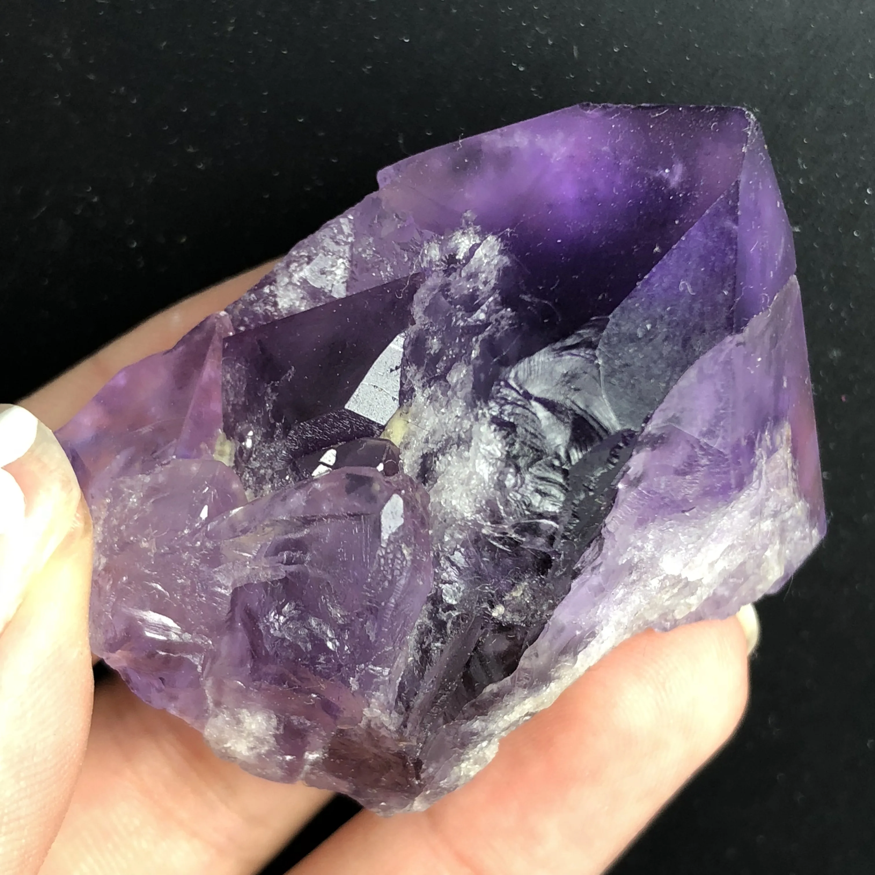 Натуральный грубый фантазия Аметист минеральный образец Кристалл из