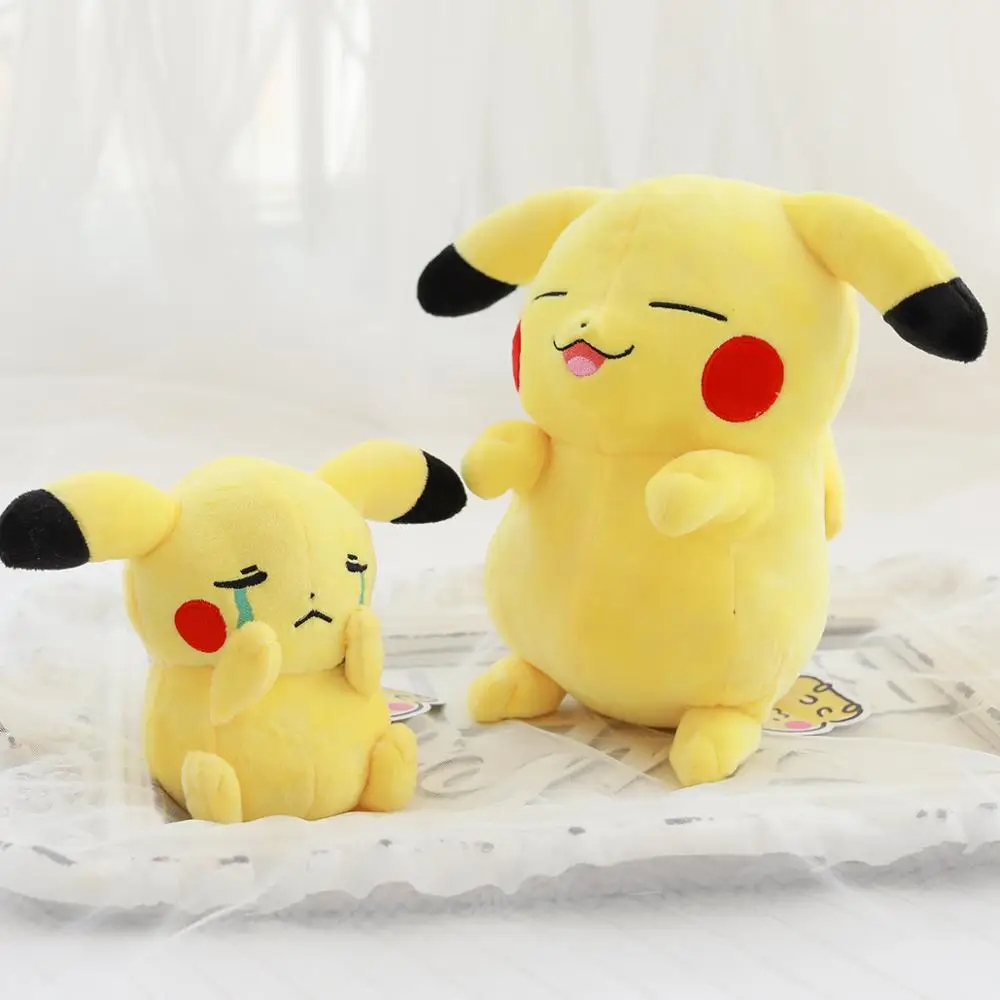 Японское аниме фильм высокое качество Пикачу детектива мягкие игрушки куклы