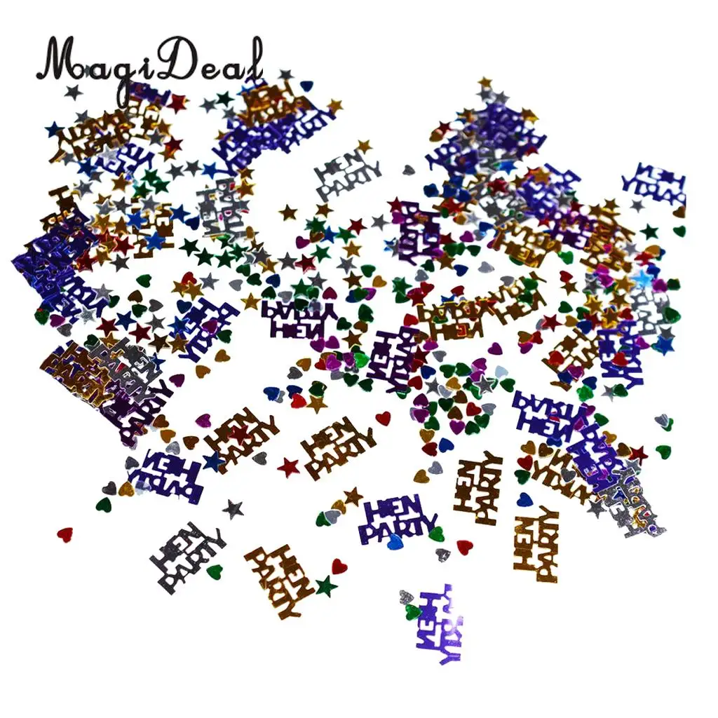 1 упаковка фольга курица вечерние письмо любовь сердце звезда дизайн настольные