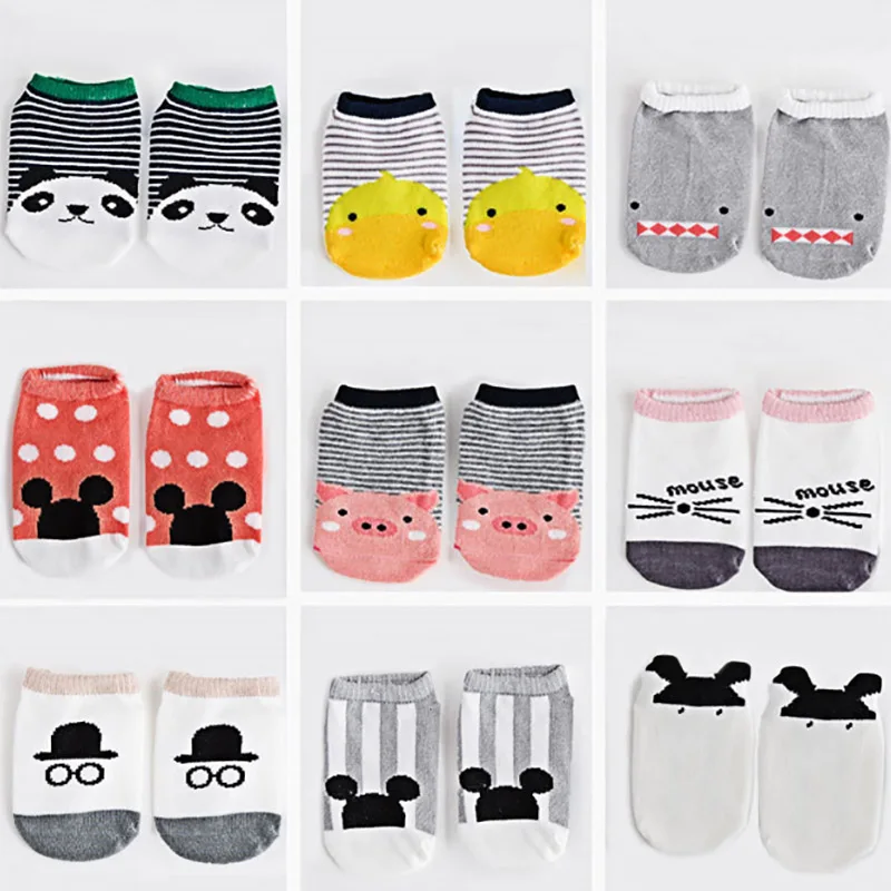 SLKMSWMDJ/летние хлопковые носки башмачки для малышей с рисунком новорожденных