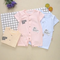 baby clothes cotton short sleeve summer girls boys rompers toddler infant 0 12 months clothes