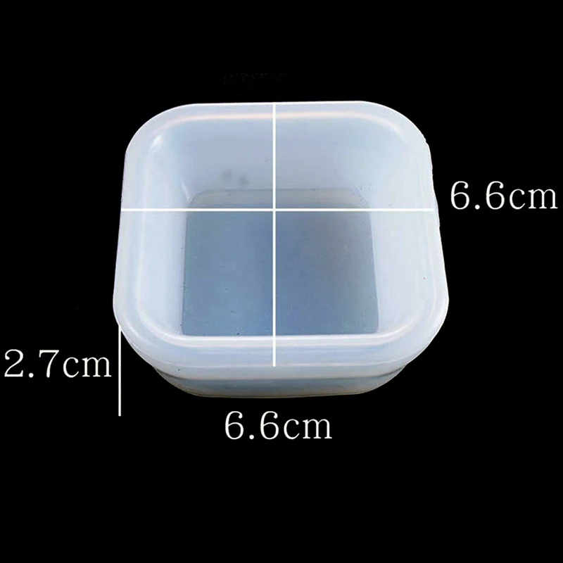 2 шт. Квадратная тарелка в форме сердца силиконовая форма для ювелирных изделий