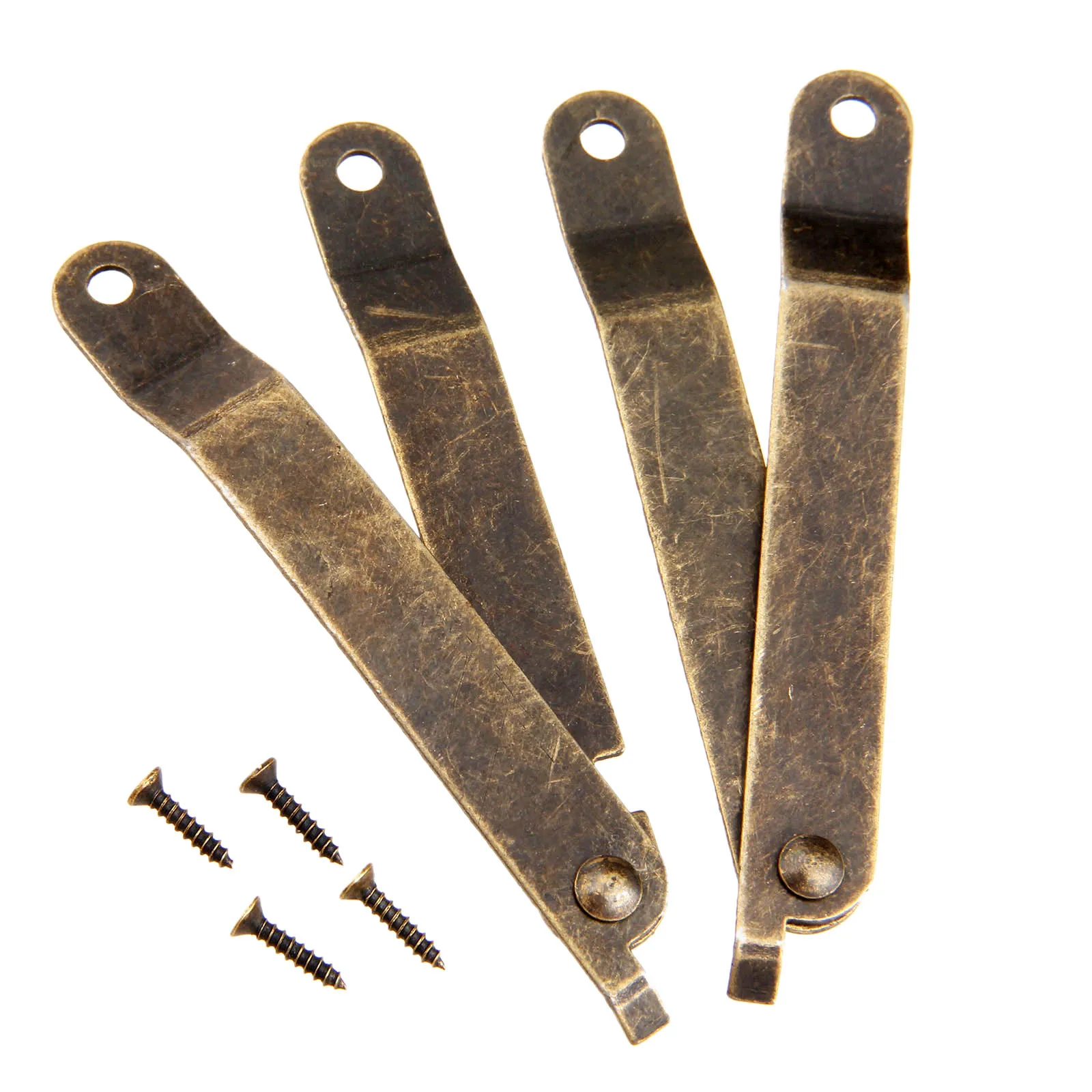 Античная бронзовая подставка для крышек 2 шт. петли ящика демонстрации мебели