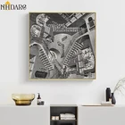 Маурит Корнелис Эшер, мастер иллюзии, построение аномалии, постеры и художественная печать на холсте, картина на стену для домашнего декора