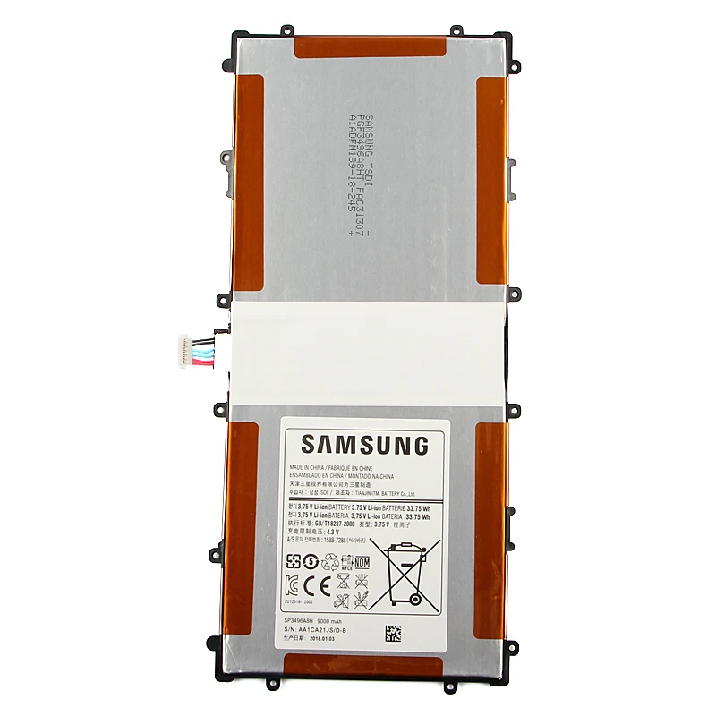 Original Samsung High Quality SP3496A8H Battery For Google Nexus 10 HA32ARB GT-P8110 9000mAh | Мобильные телефоны и