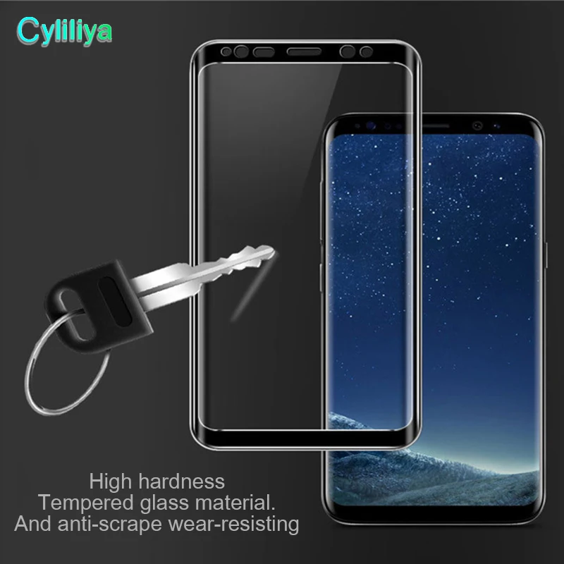 3D Изогнутые полное покрытие закаленное стекло протектор экрана телефона для samsung