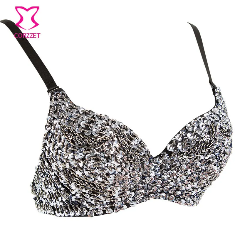 Брендовая Роскошная Клубная одежда для выступлений привлекательное серебристое