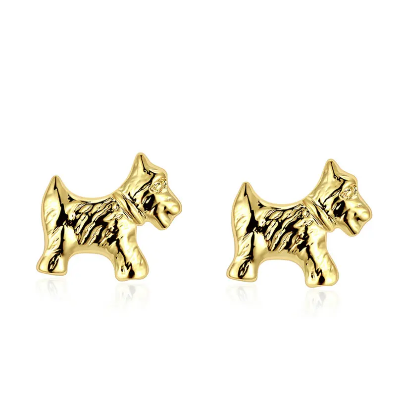Женя Модные Симпатичные Золотой Цвет творческий сплав олова животного Серьги
