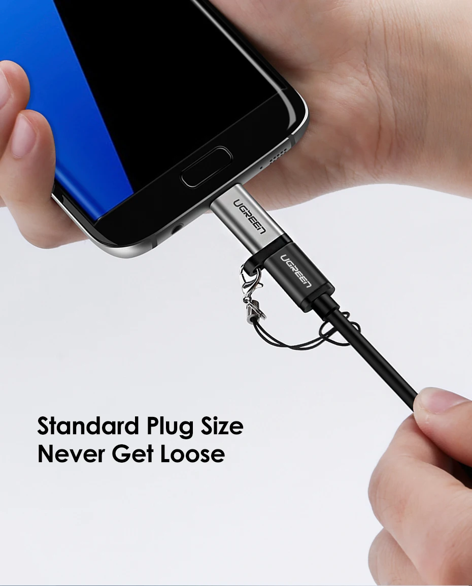 Ugreen адаптер для мобильного телефона Micro USB на USB C адаптер Microusb разъем для huawei Xiaomi samsung Galaxy A7 адаптер usb type C