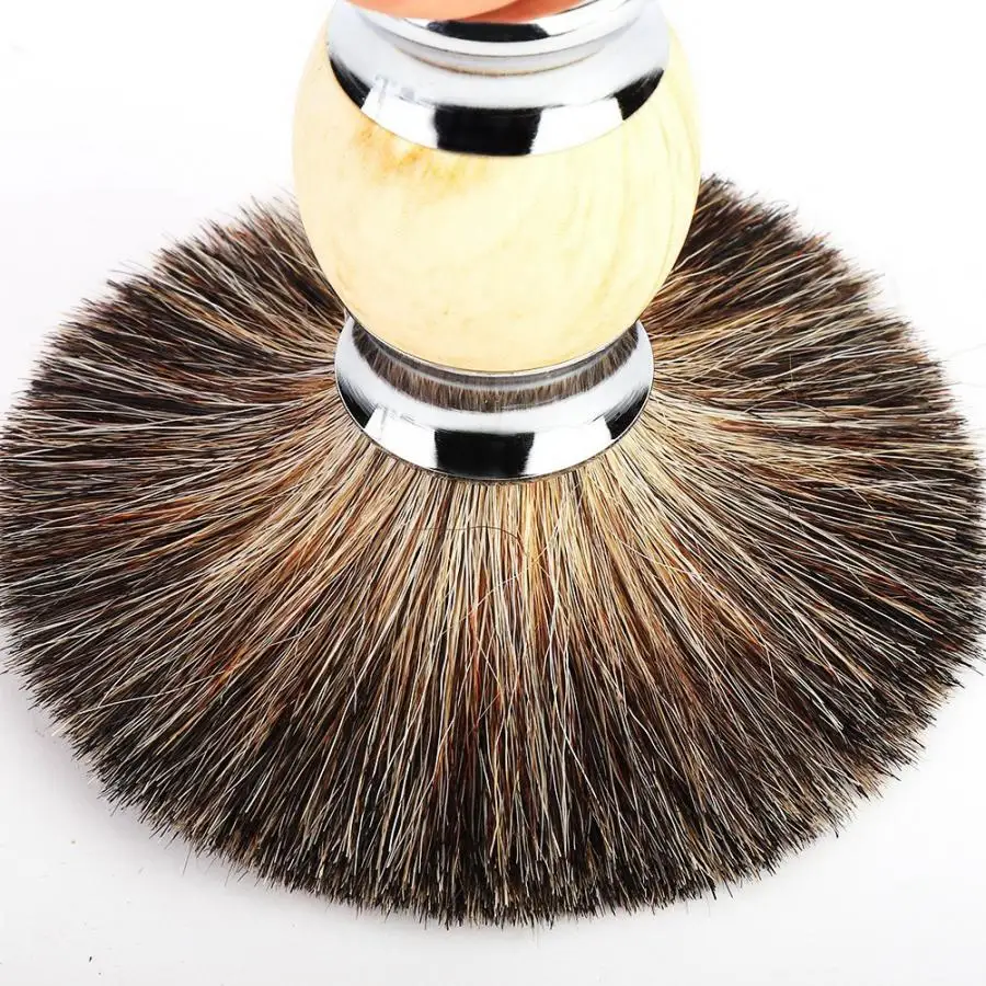 Мужской набор для бритья бороды безопасная бритвенная щетка подставка держатель