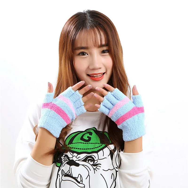 Лидер продаж модные массажные перчатки для рук 1 пара 5 В USB зимние теплые