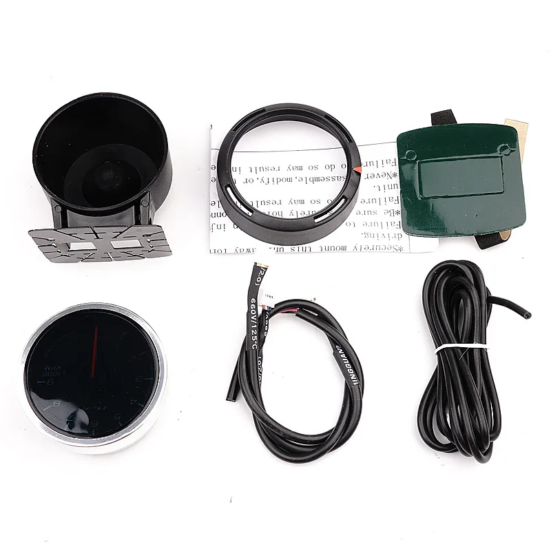RPM Датчик давления Defi для passat b5 b6 b8 peugeot 206 207 307 golf 4 5 7 ford focu 1 2 mk3 sportage Boost turbo измеритель давления 60 мм - Цвет: RPM