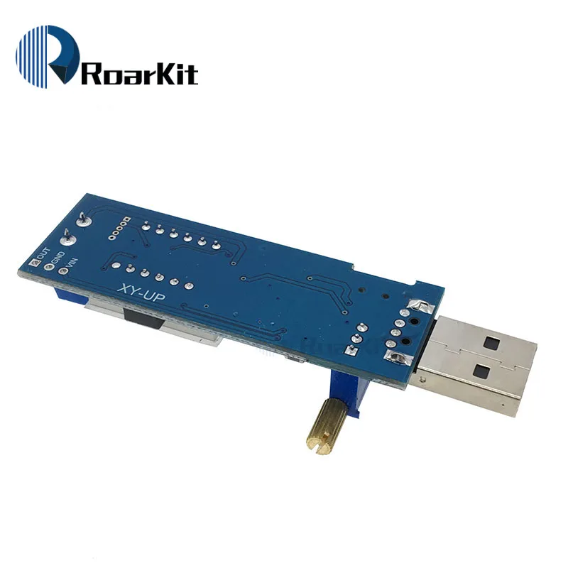 USB понижающий модуль питания DC 5 В до 3 В/9 В/12 с ЖК дисплеем Регулируемый