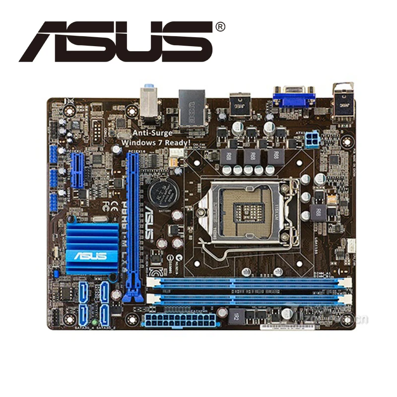 

Asus P8H61-M LX3 Desktop Motherboard H61 Socket LGA 1155 i3 i5 i7 DDR3 16G uATX UEFI BIOS Original Used Mainboard On Sale