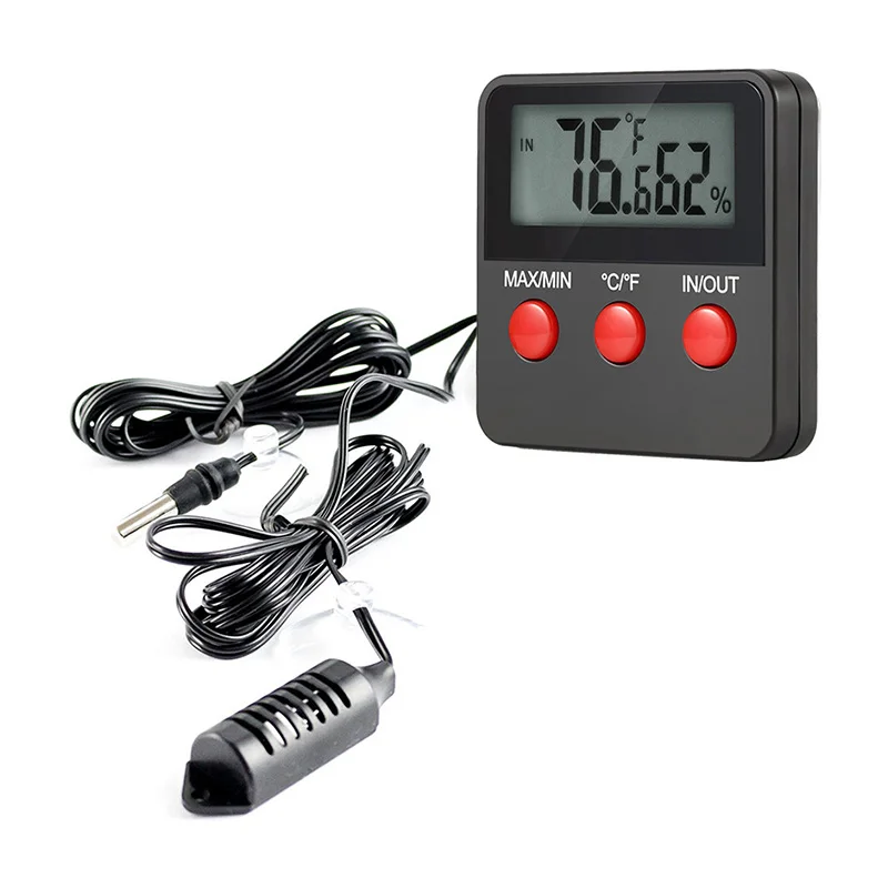 Indoor Digital Egg Hygrometer Probe Mini LCD Display Indicator Multi-function Home Temperature Humidity Sensor | Инструменты