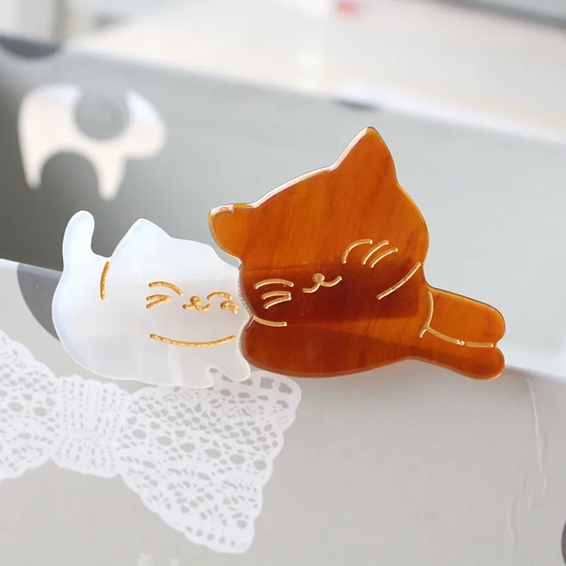Взрослых заклинание кошка Hairpins20pcs мультфильм кошка дети заколки для волос женские головные уборы милые девушки Ацетатный лист заколки для волос - Цвет: 3