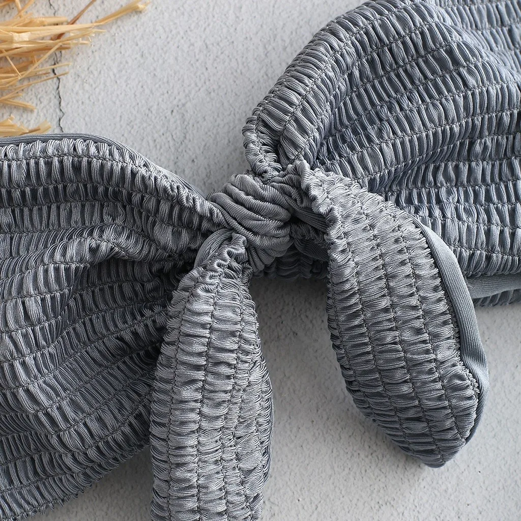 2019 Новый женский Принт пуш-ап пляжный бюстгальтер с подкладкой комплект бикини