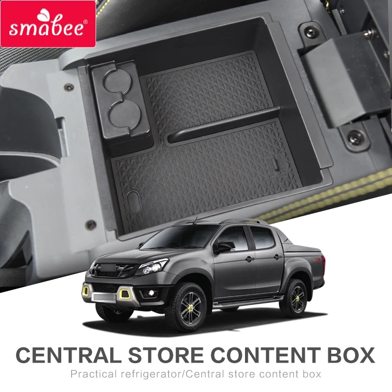 Автомобильный центральный подлокотник коробка для Isuzu D Max MU X 2012 2019 MUX DMAX SX LS