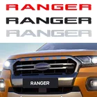 Для Ford Ranger 2015-2021 решетка Топ логотип письмо гриль рейнджер 3D эмблема оригинальный размер ABS стикер с клеем хромированный Стайлинг