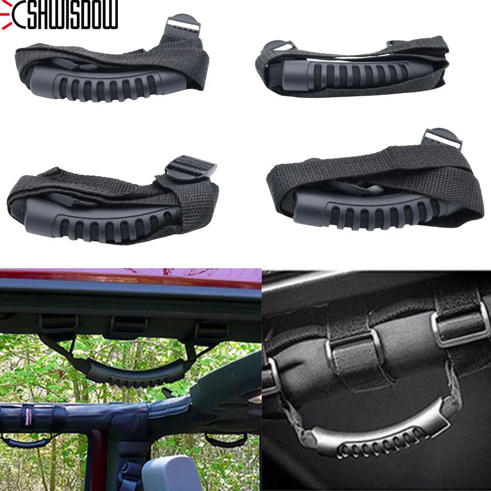 2/4 двери рулон бар захватные ручки для Аксессуары Jeep Wrangler YJ TJ JK JL Спорт Sahara Freedom