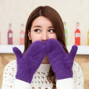 Рождественские подарки, зимние женские Технические Перчатки, теплые перчатки для запястья