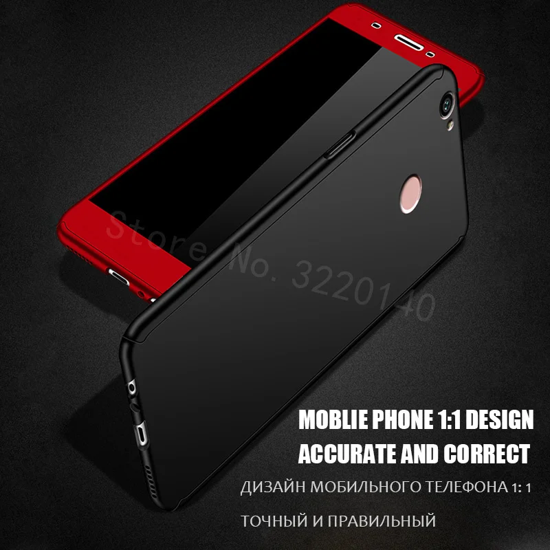 Cases For Huawei Honor 8 Lite 360 Full PC Protection Phone Cover P8 lite 2017 Case P9 With Glass |