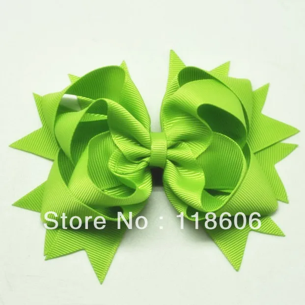 

Банты и аксессуары для волос для девочек Green Boutique, 40 шт./лот, 4 дюйма, бесплатная доставка