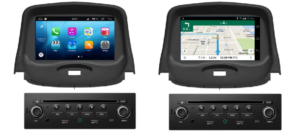 Автомобильный Радио DVD плеер gps навигация для peugeot 206 2004~ 2009 Android HD Displayer система аудио видео стерео в приборной головке
