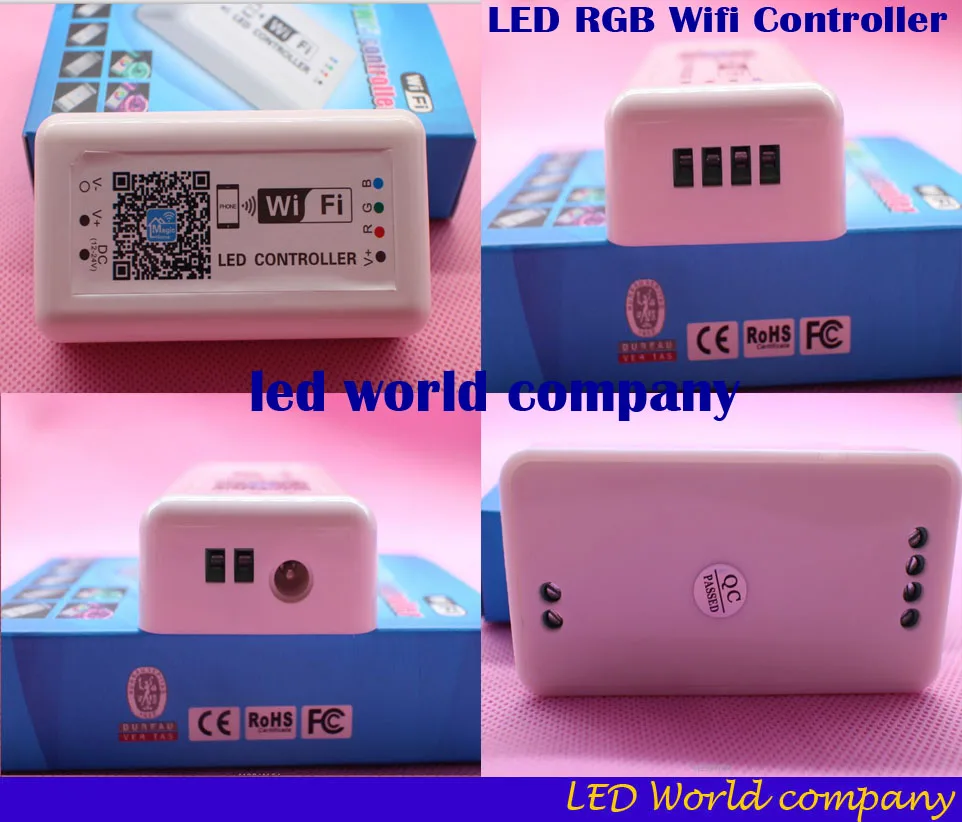 Беспроводной светодиодный RGB контроллер с Wi Fi управление через приложение для SMD
