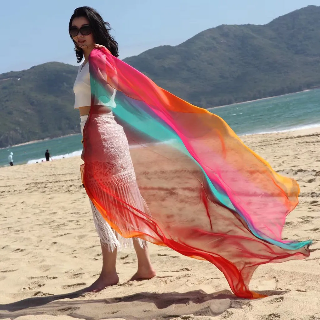 Женский шифоновый пляжный купальный костюм W30416|Пляжная одежда| |