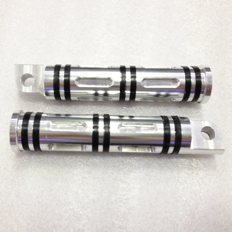 

Free Shipping Silver Edge Shifter Shift Pedal Footrest Foot Pegs For Harley Heritage Softail New