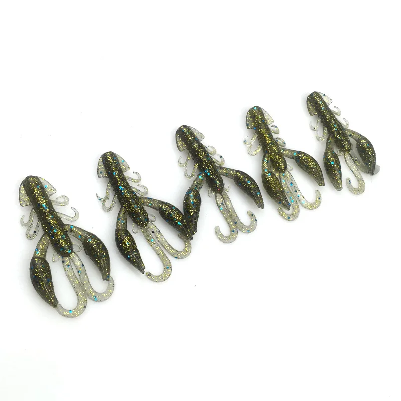 5 шт./лот мягкие приманки Блесен джиг воблер поворотный резиновый строю червей