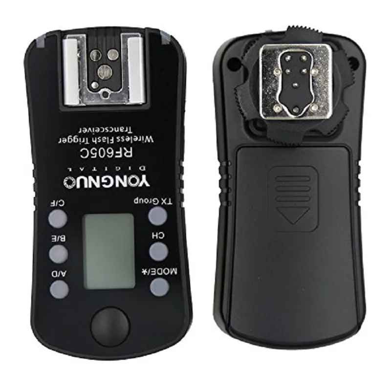 3 шт. Светодиодная лампа для видеосъемки YONGNUO RF 605C RF605C RF605N 605N Беспроводной триггер