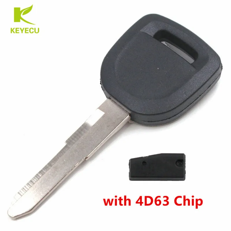 KEYECU новый запас ключа зажигания с чипом 4D63 80 бит подходит для 2003 2011 Mazda 3 5 6