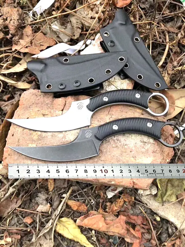 Trskt baston Mako Karambit нож из нержавеющей стали с фиксированным лезвием для выживания кемпинга охоты тактический нож охотничьи ножи для выживания