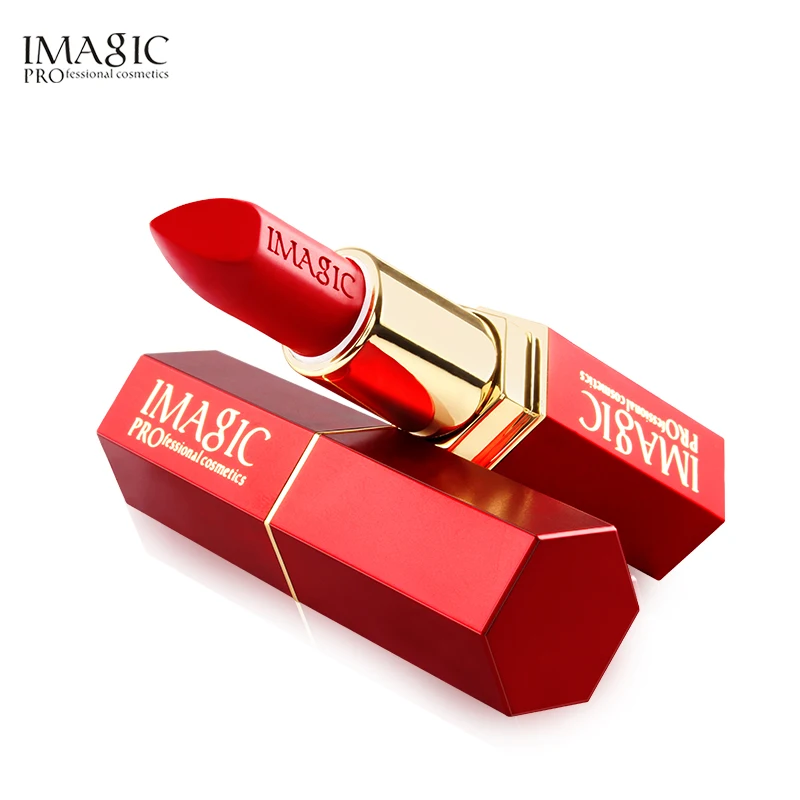 IMAGIC матовая помада с кристаллами 12 цветов палочки для губ косметика легкая в