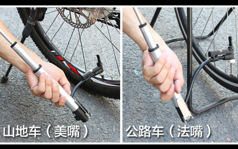 GUB P002/P003 Aluminum Mountain Bicycle Road Bike MTB Pump High Pressure Portable Mini Single/Double Air Cylinder Pump