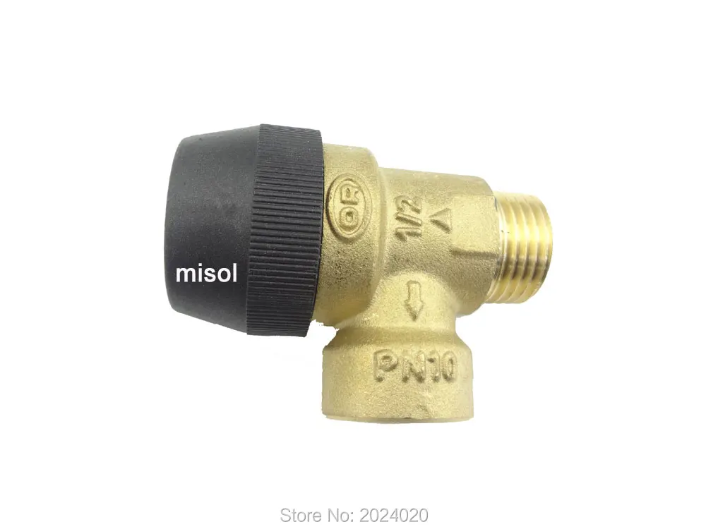 Предохранительный клапан для солнечного водонагревателя 1/2 дюйма 6 бар Италия 10