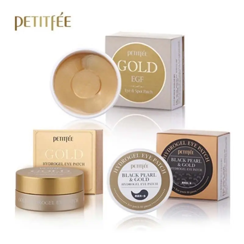 

PETITFEE Eye Mask Set 3pcs ( Gold Hydrogel + Gold EGF Eye & Spot + Black Pearl & Gold ) Skin Care Sleep Mask Korea Eye Patch