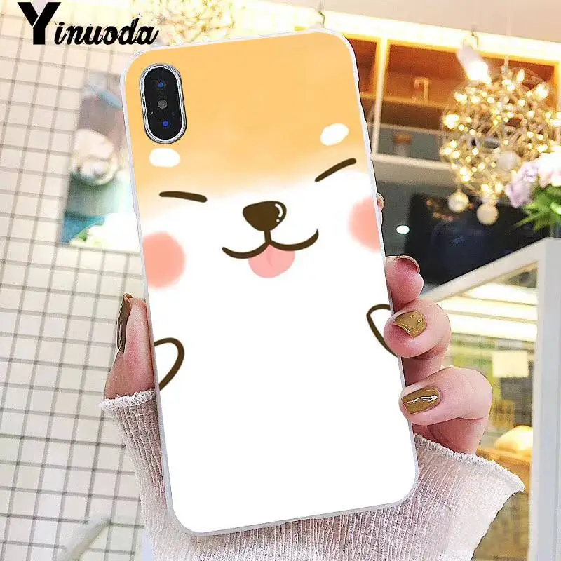 Yinuoda животное Шиба ину DIY Окрашенные красивый мягкий чехол для телефона iPhone 8 7 6 6S