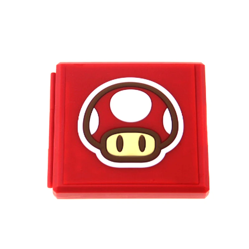 Red mushroom head Новинка, чехол-коробка для игровой карты серии NS Premium, защитный чехол для хранения игр и карт Micro SD, игровые аксессуары - Цвет: Red mushroom head