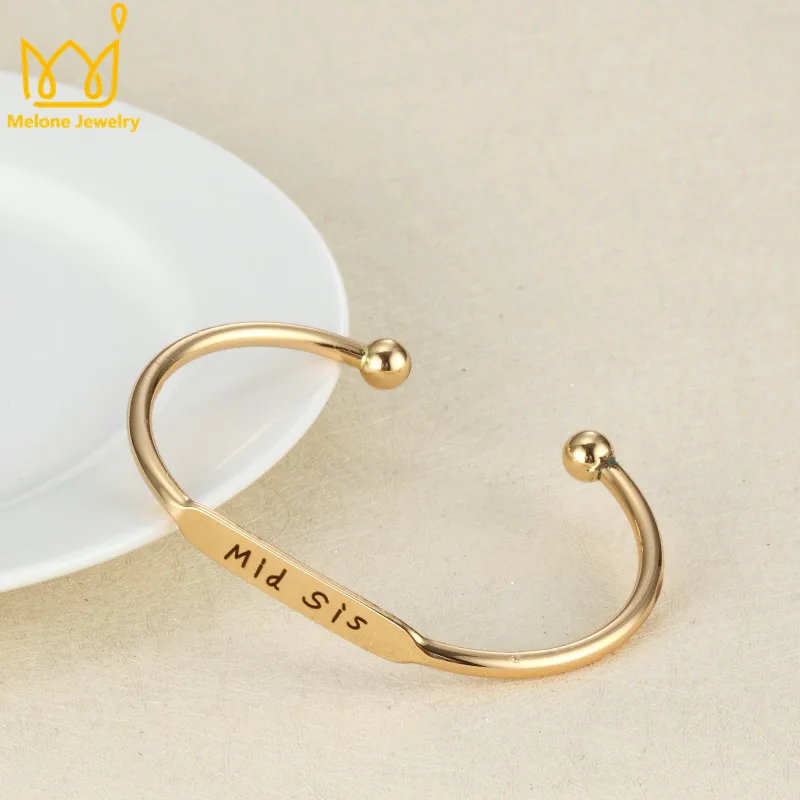 6 шт./лот женские модные медные браслеты с подвесками золотые и серебряные