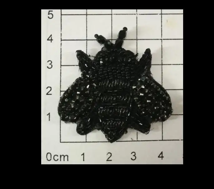 Новая вышитая шелковая брошь в виде пчелы индийская проволока ручная работа