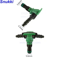 small size diesel injector return pipe for siemensvdo plastic greenblack color 5pcs a lot