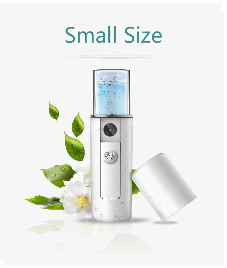 Портативный распылитель для лица нано мистер отпариватель волос ультразвуковой